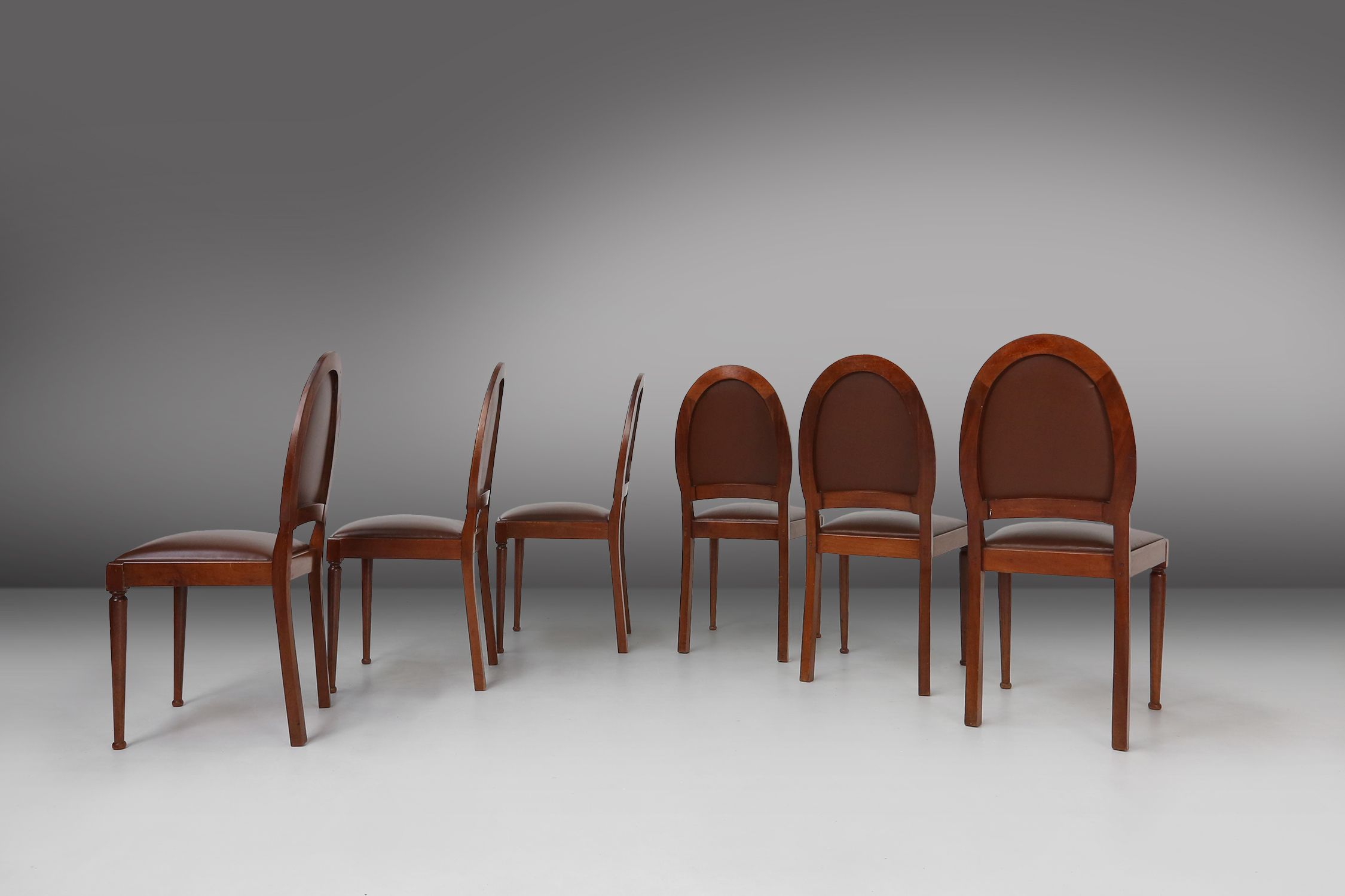 Art Deco set of six chairs by De Coene 1930thumbnail